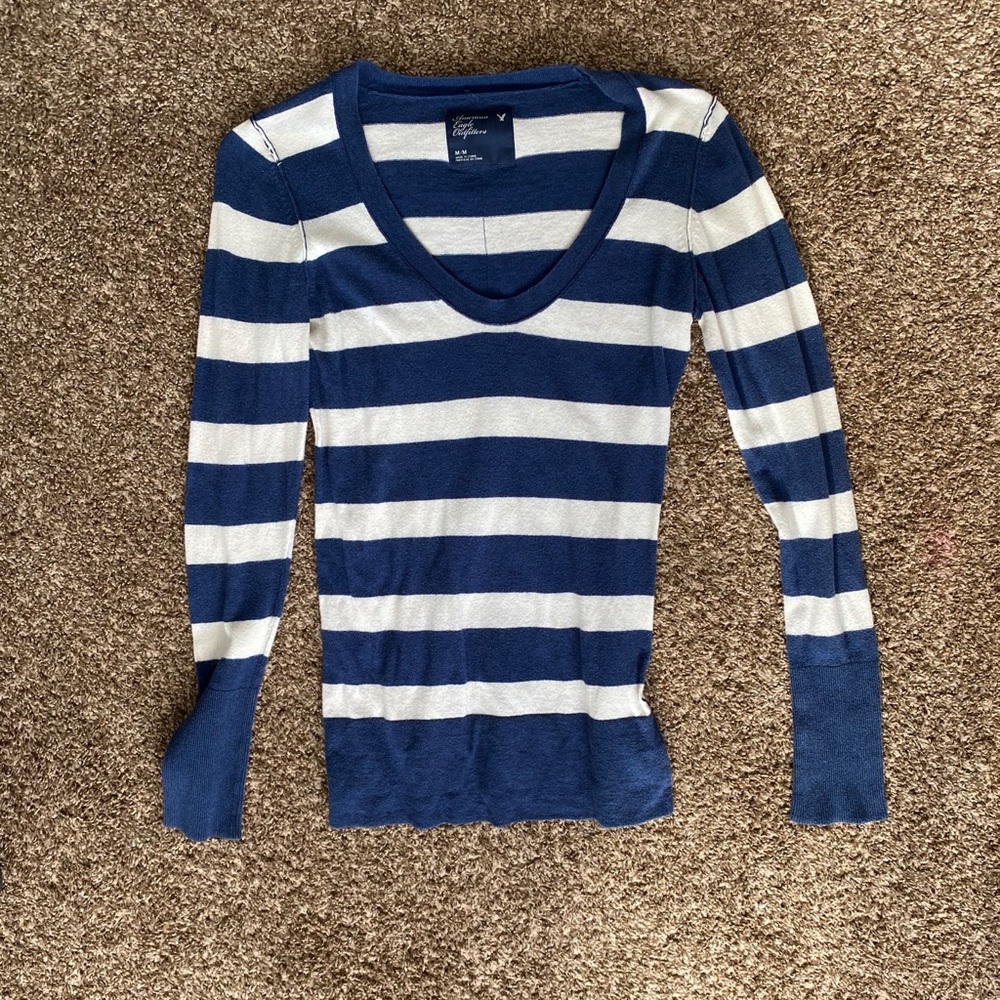 American Eagle striped sweater